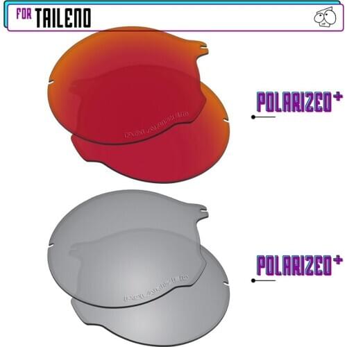 EZReplace Polarized Replacement Lenses for - Oakley Tailend Sunglasses - Sir P Plus-RedP Plus