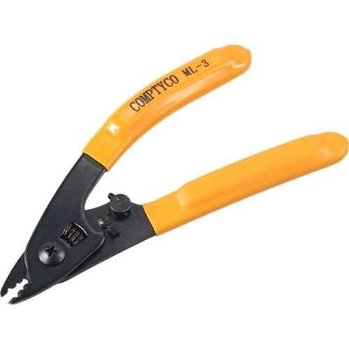 Practical CFS-3 Three-port Fibre Stripper CFS-3 Fiber Stripping Pliers / Wire Strippers Three Hole Stripper Plier for Miller