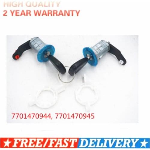 RENAULT MASTER MOVANO INTERSTAR 1998-2010 NEW DOOR LOCK BARREL SET LH RH 2 KEYS 7701470944, 7701470945