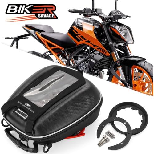 For DUKE390 125 200 250 390ADV RC390 250 200 125 Waterproof Motorcycle Saddle Tank Bags & Ring Mount Directly Fuel Filler Casing