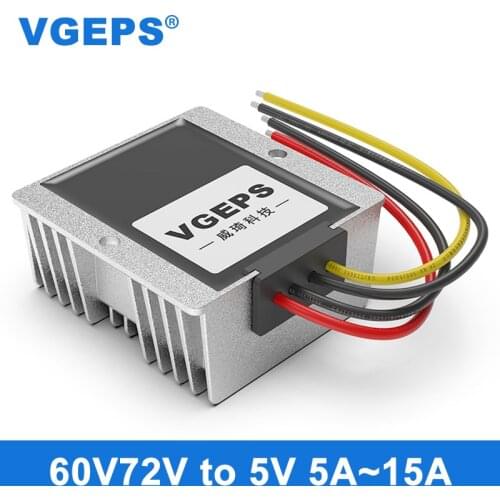 48V60V72V to 5V DC power module 20-85V to 5V car display power transformer converter