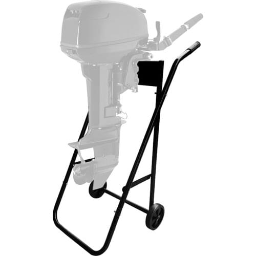 Heavy Duty Outboard Trolley Boat Motor Carrier Cart Engine Storage Stand Steel Foldable Bearing Weight 75kg Motor Trolley NEW