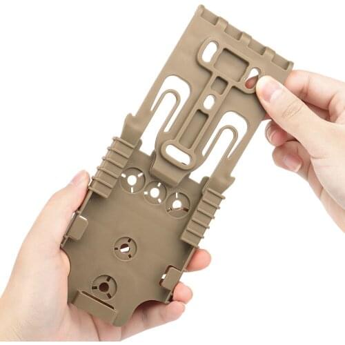 Tactical Quick Draw Airsoft Gun Quick Release Buckle Connection Plate Pistol Holster Adapter For Glock Pistol Accessories