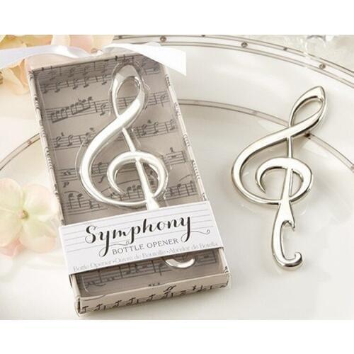 Unique Wedding Favors "Symphony" Chrome Music Note Bottle Opener wedding gift Price: US $13.00