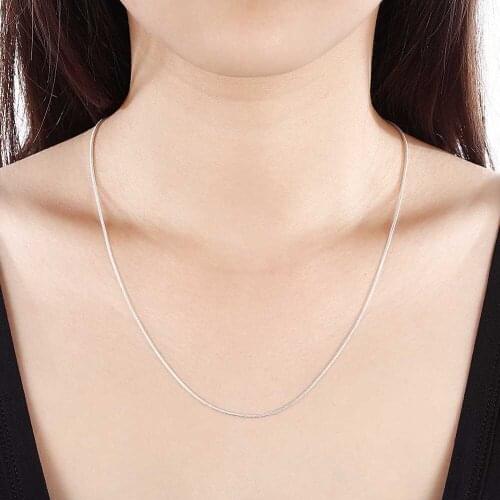 VAN3 new style silver necklace beautiful all-match for lover gift have different colors choose women Gift Free