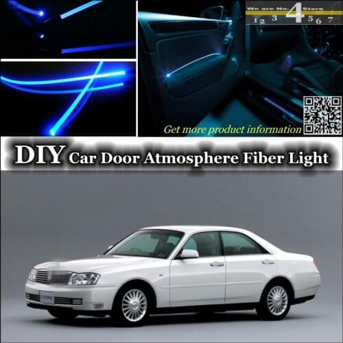 Interior Ambient Light Tuning Atmosphere Fiber Optic Band Lights For Nissan Cedric / Gloria Y34 Inside Door Panel illumination