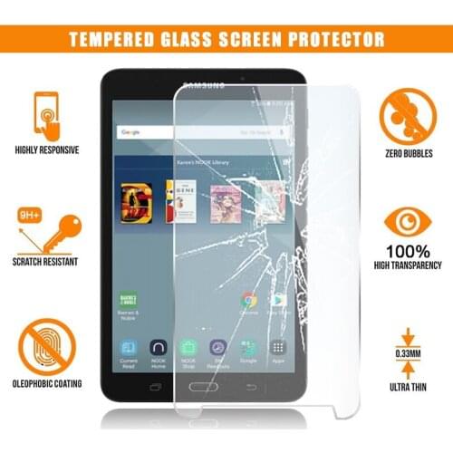 For Samsung Galaxy Tab A Nook 7.0" Tablet Tempered Glass Screen Protector 9H Premium Scratch Resistant Film Cover