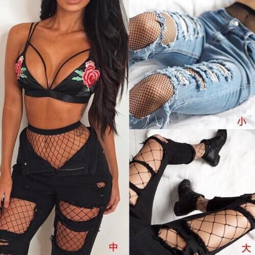 Full Women Sexy Pantyhose Mesh Fishnet Nylon Tights Long Stocking Jacquard Step Foot Seam Pantyhose High Over the Knee Socks hot