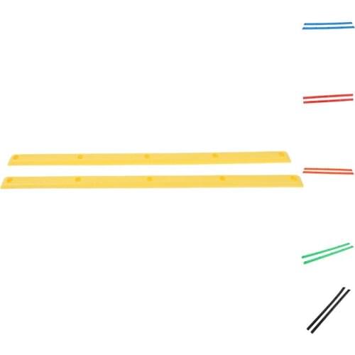 1 Pair Longboard Skateboard Rails Edge Protect with 10 Mounting Screws Outdoor Surf Skateboard Accessories