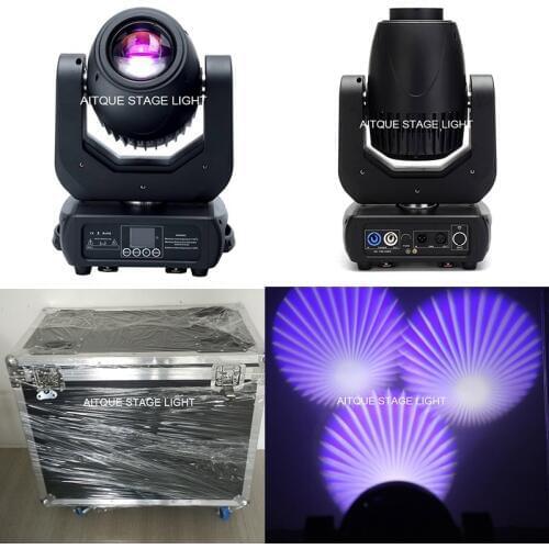 2lights+Case)LED spotlights for stage powercon led moving head 150 watt spot 150w led beam moving head in case