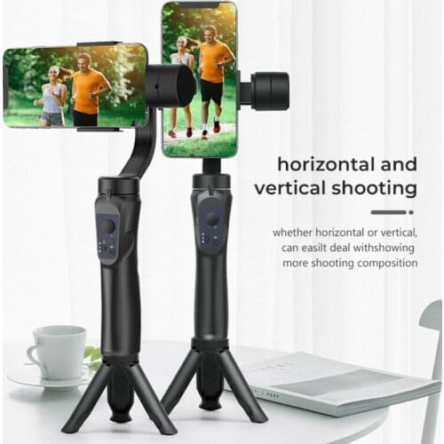 3 Axis Smartphone Gimbal Handheld stabilizer Monopod With Table Tripod & Collect Bag for Mobile Selfie Stick Tripod