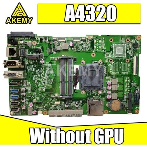Akemy For ASUS A4320 Laotop Mainboard A4320-1B A4320 Motherboard Without GPU