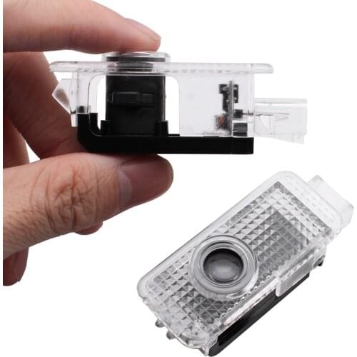 2x Car Door Welcome Light LED Logo Projector Ghost Shadow Lamp For Audi A3 S3 A4 S4 B6 A6 S6 A8 S8 Q7 Car Decoration Accessories