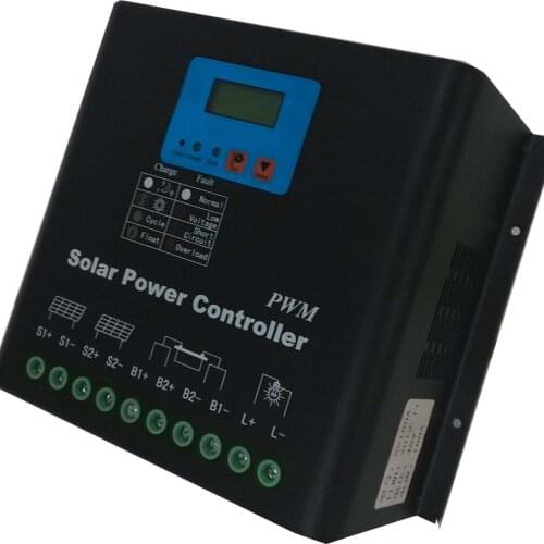 Off grid 100A 12V/24V auto work PV Solar power controller for solar system