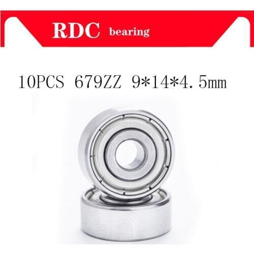 Free Shipping 10pcs 679ZZ 679-2Z 679-ZZ 679-Z MR149ZZ 679 bearings Ball Bearing 9 x 14 x 4.5mm