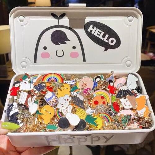 Earofcorn Alloy Brooches Cartoon Badge Cute Decoration Enamel Brooches Student Accessories