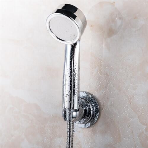 Vacuum Suction Cup Shower Head Holder, Universal Bathroom Wall Mount Relocatable Handheld Shower Head Shower Nozzle Holder