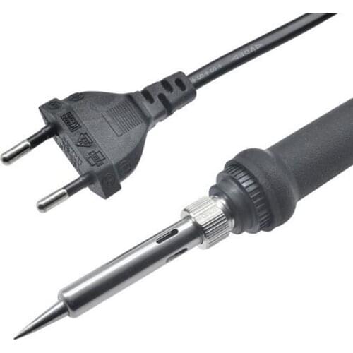 60W Adjustable Temperature Electric Welding Soldering Iron Tool 220V