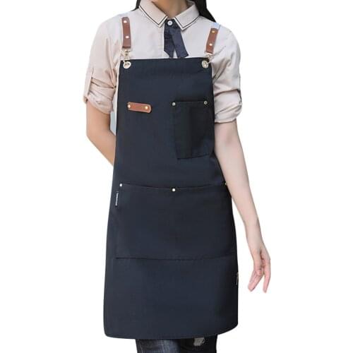 Apron Home Kitchen Waiter Cotton Work Clothes for Men and Women Fashion