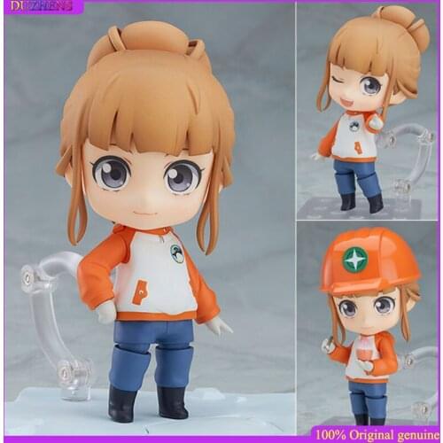 Original Japanes Anime Sora yori mo Tooi Basho Hinata Miyake Q version figma PVC Action Figure Anime Figure Model Toys Doll Gift