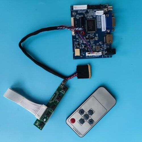 Kit Work for B101EW05 VGA AV 40pin Driver Panel LED Remote 1280x800 Monitor HDMI LCD Screen Controller Board 2AV Display 10.1"