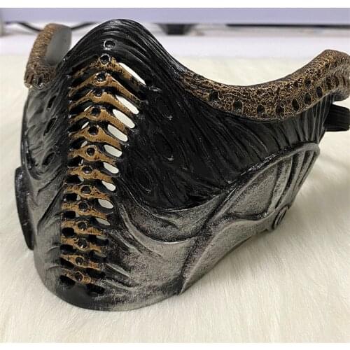 Mortal Kombat Cosplay Masks MK Scorpion Face Sub-Zero Resin Mask Unisex Halloween Cosplay Props