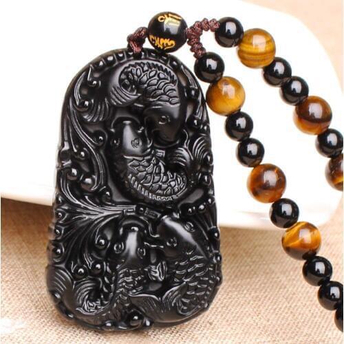 Pure natural hand carved jades dragon necklace pendant Size:50MM *31MM shipping free