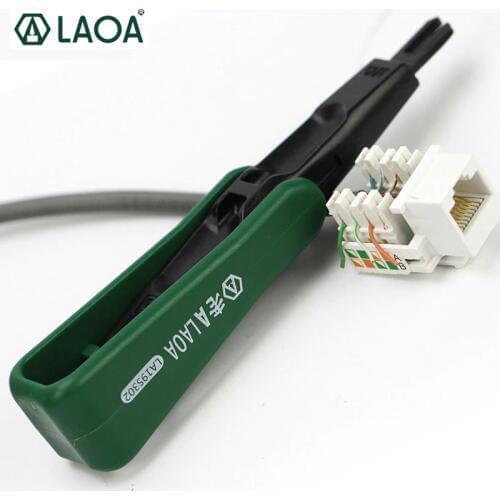 LAOA Good Quality Punch Down Tool 100/88 Terminal Impact Crimping Pliers Suture Tying Forceps