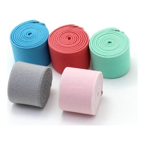 2.5cm rubber elastic ribbon 1 inch width for diy bags clothing shoes belt 6meters colorful sewing accessories