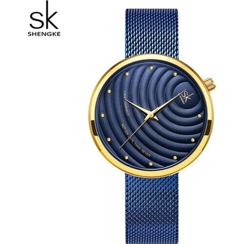 Shengke 2020 new luxury bracelet watches female shell 32 mm dial Japanese quartz movement 3 ATM proof dwaterproof water