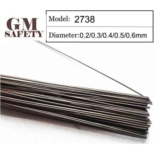GM Welding Wire Material 2738 of 0.2/0.3/0.4/0.5/0.6mm Mold Laser Welding Filler 200pcs /1 Tube GM2738