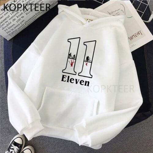Stranger Things Hoodies Eleven Upside Down Harajuku Fashion Men Women Casual Vintage Aesthetic Vintage Long Sleeve Pullovers Top