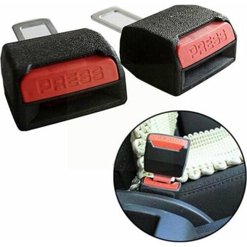 1pcs Universal Plastic Car Seat Belt Clip Extender Belt Lock Plug Buckle Padding Safety Thick Socket Insert Extender Seat B E7V6