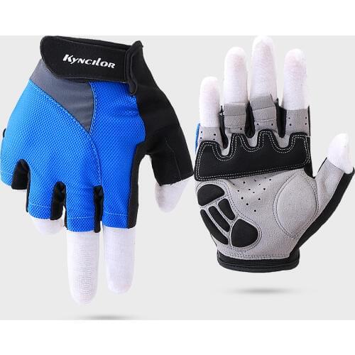 Half Finger Cycling Bike Gloves Absorbing Sweat Anti-slip Design For Men Breathable Bicycle Riding Outdoor Sports Gloves