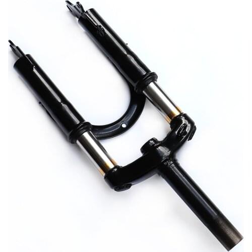 Front Suspension Fork Front Fork For Brake Disc Alloy Steel Holder For Motorcycle MTB Bicycle Electric Wheel Scooter Tube Shock
