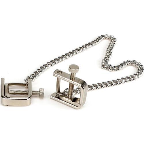 Nipple Clamps Stainless Steel Breast Clips Sex Toys Nipple Stimulator Erotic Toys Metal Chain Adult Games for Couple SP0027