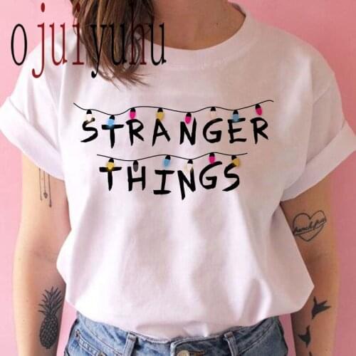 Stranger Things T Shirt Women season 3 Eleven Tshirt Graphic clothes Female Upside Down T-shirt femme grunge tee Shirts funny