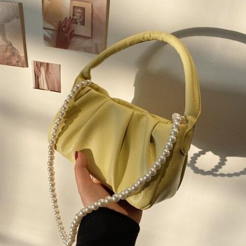 Women Handbags Pearl Bag Luxury Brand Purses and Handbags Designer Leather Shoulder Crossbody Bags for Women Fashion Sac A Main