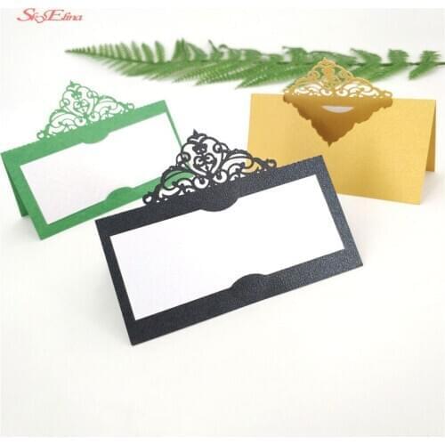 10PCS Laser Cut Wedding Decoration Table Card Name Place Card Wedding Party Decoration Favor Seat Name card 6Z SH873-10