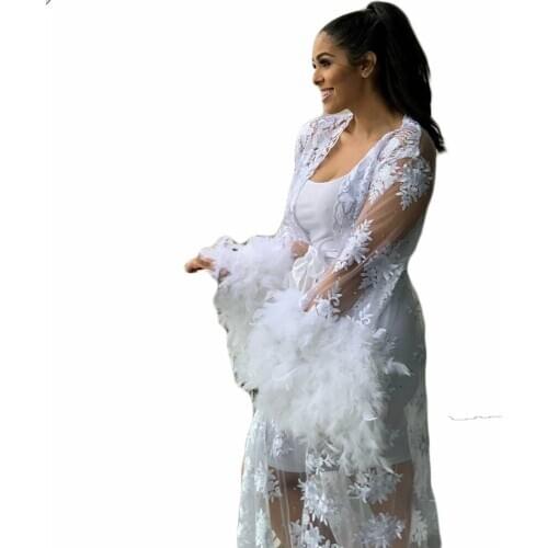 2021 New Elegant Evening Dresses Maternity Photoshoot Babyshower Gowns Custom Made V Neck Long Sleeve Maternity Prom Party Dress