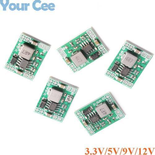 Ultra-Small Size Mini DC-DC 3A Step Down Power Supply Module MP1584 Voltage Buck Converter Adjustable 3.3V 5V 9V 12V for Arduino
