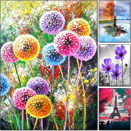 5D Diy Diamond Painting Four season tree Cross stitch Full Square Diamond Embroidery Picture Rhinestone Mosaic Home Decor Gifts