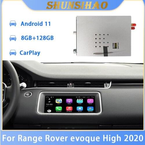 Car GPS Android decoding box for Land Rover Range Rover evoque L551 L538 2020 multimedia video interface box carplay 128G