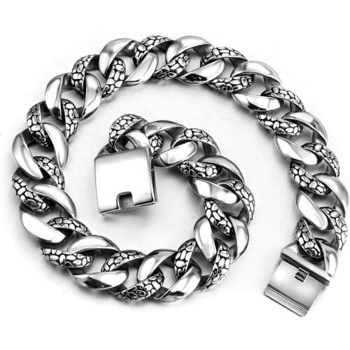 Cast Dog Chain Choker Stainless Steel Silver Color Cuba Chains Collar Best for Small Medium Large Dogs Length Factory Wholesale