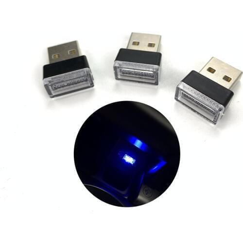 1 Piece Car USB LED Atmosphere Decorative Lights for FIAT 500 Tipo Punto Freemont Cross Coroma Panda Idea Palio Fastback Fullbac