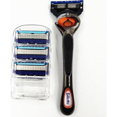 Gillette Fusion5 Proglide Shaving Safety Razor Holder Face Shaver Cassettes Shave Beard Case With Replacebale Blades For Men