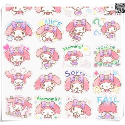 40pcs Anime Girl Cartoon Album Scrapbook Waterproof Decoration Sticker DIY Handmade Gift Scrapbook Sticker