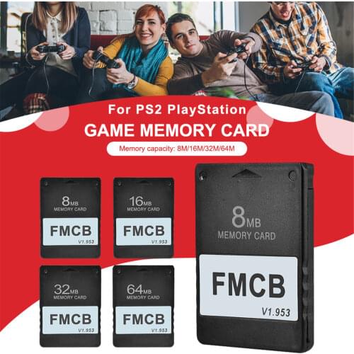 FMCB V1.953 Card Memory Card For Playstation 2 Free McBoot Card 8MB 16MB 32MB 64MB OPL MC Boot Program Game Memory Card
