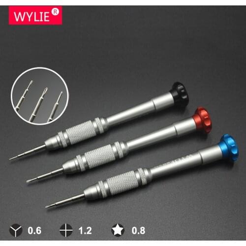 WL-832 S2 Alloy steel screw head + non-slip aluminum handle high-precision iPhone mobile phone screwdriver
