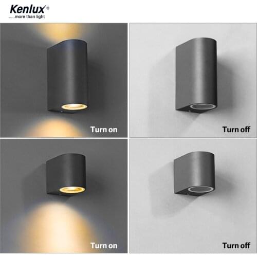 Classic 5W 6W LED Wall Lamp IP65 Waterproof Indoor Outdoor Aluminum Wall Light Surface Mounted Cube LED Garden Porch Light IN